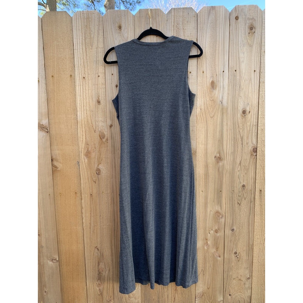 M. D.‎ L. New York Women's Size L Grey Sleeveless Sheath Dress fall
